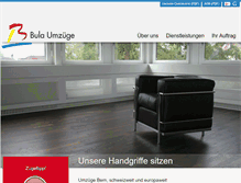 Tablet Screenshot of bula-umzuege.ch